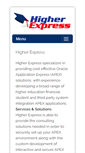 Mobile Screenshot of higherexpress.com